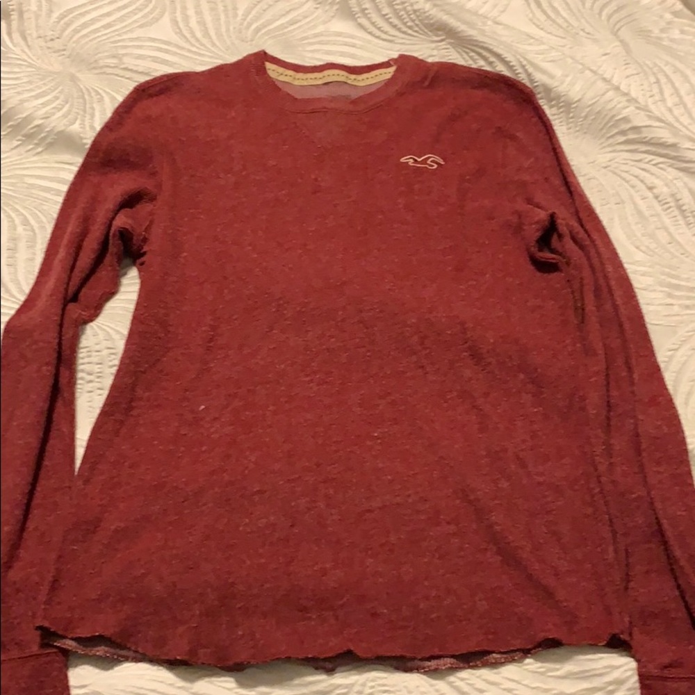 Hollister men’s sweater, size medium, red